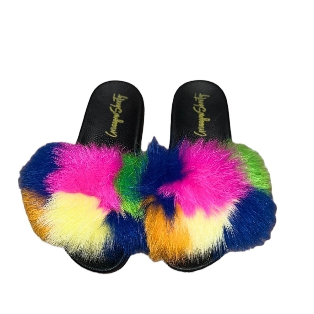 Greaagow Shorty Fur Slides